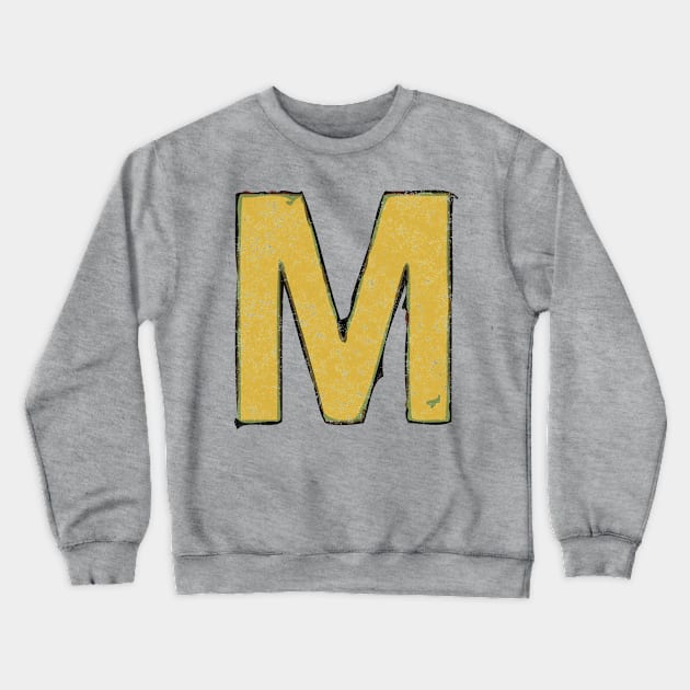 M is for Megatrip Crewneck Sweatshirt by Megatrip